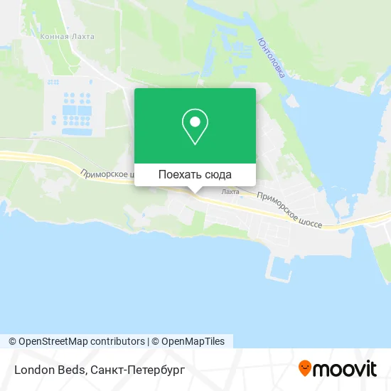 Карта London Beds