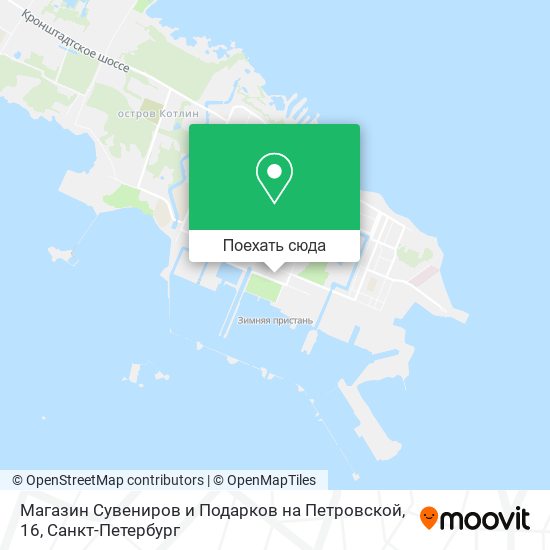 Карта Магазин Сувениров и Подарков на Петровской, 16