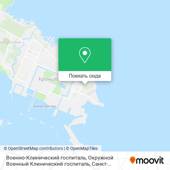 Карта Военно-Клинический госпиталь, Окружной Военный Клинический госпиталь