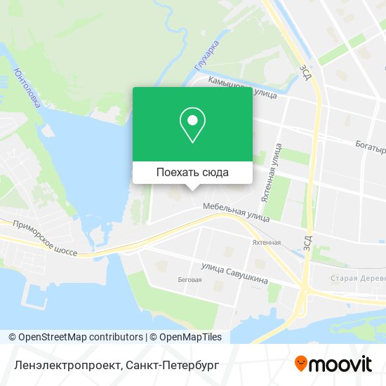 Карта Ленэлектропроект