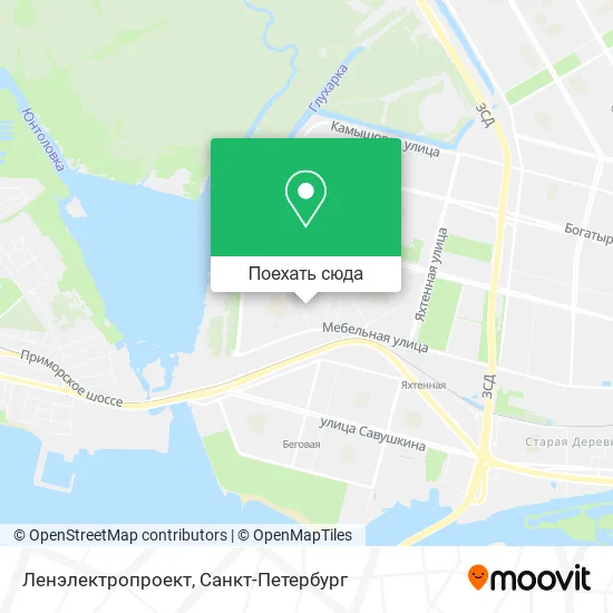 Карта Ленэлектропроект
