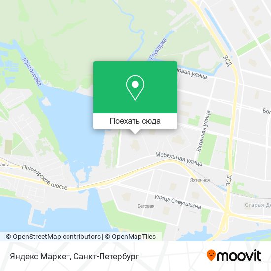 Карта Яндекс Маркет