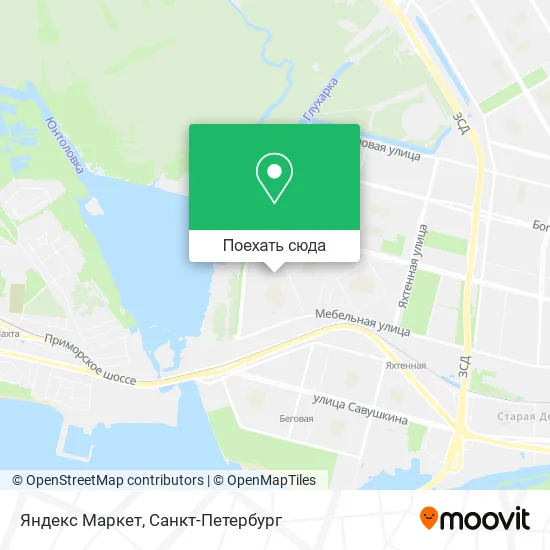 Карта Яндекс Маркет
