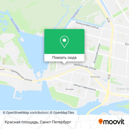 Карта Красная площадь