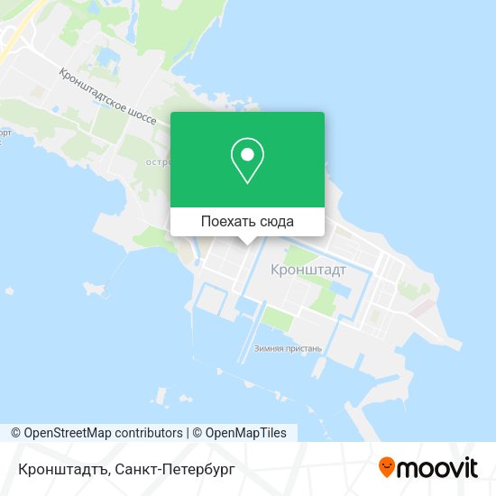 Карта Кронштадтъ
