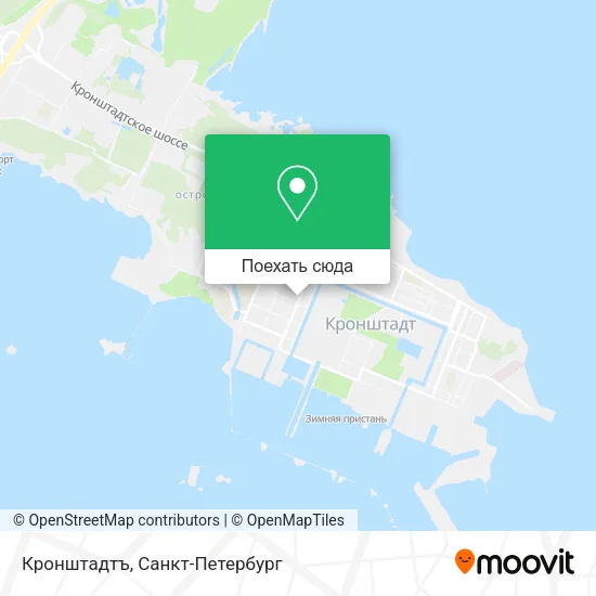 Карта Кронштадтъ