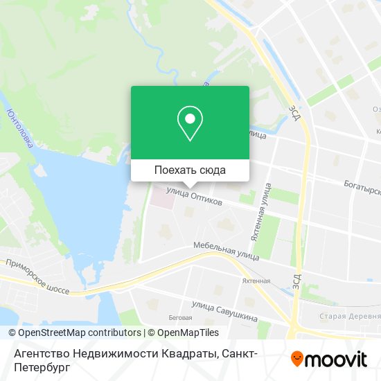 Карта Агентство Недвижимости Квадраты