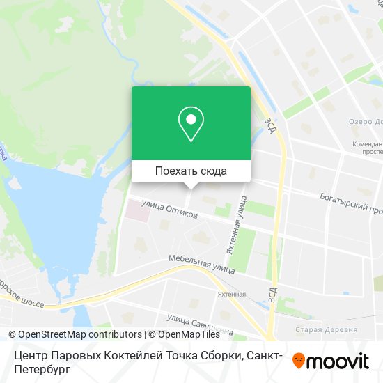 Карта Центр Паровых Коктейлей Точка Сборки