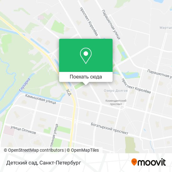 Карта Детский сад