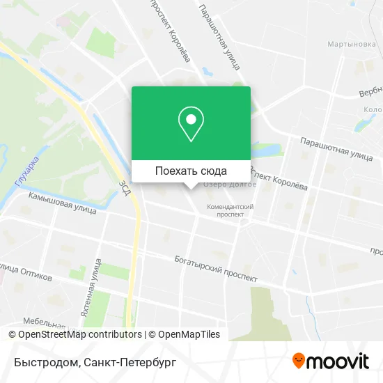 Карта Быстродом