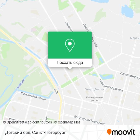 Карта Детский сад