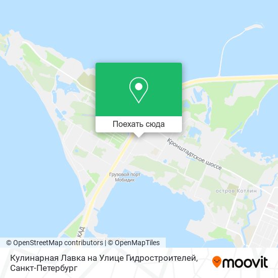 Карта Кулинарная Лавка на Улице Гидростроителей