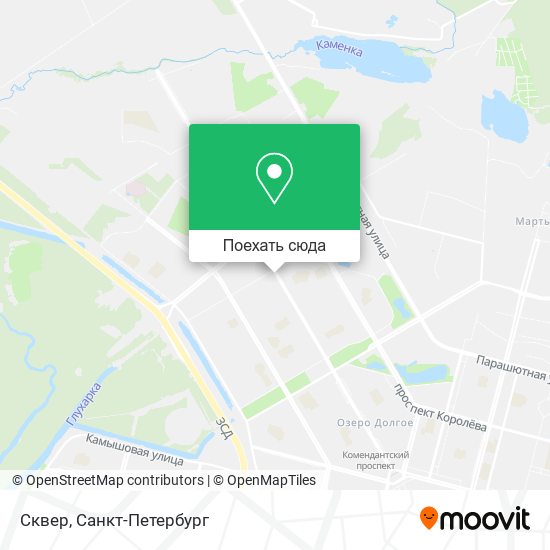 Карта Сквер