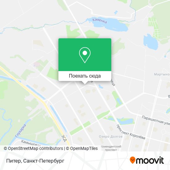 Карта Питер