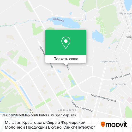 Карта Магазин Крафтового Сыра и Фермерской Молочной Продукции Вкусно