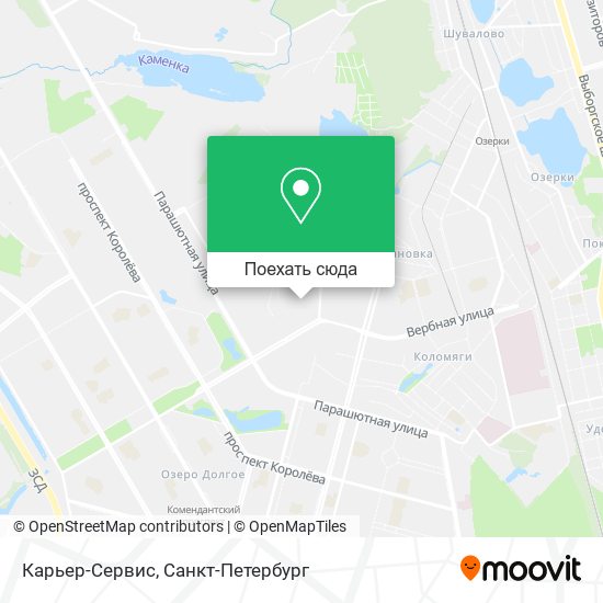 Карта Карьер-Сервис
