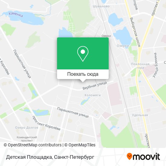 Карта Детская Площадка