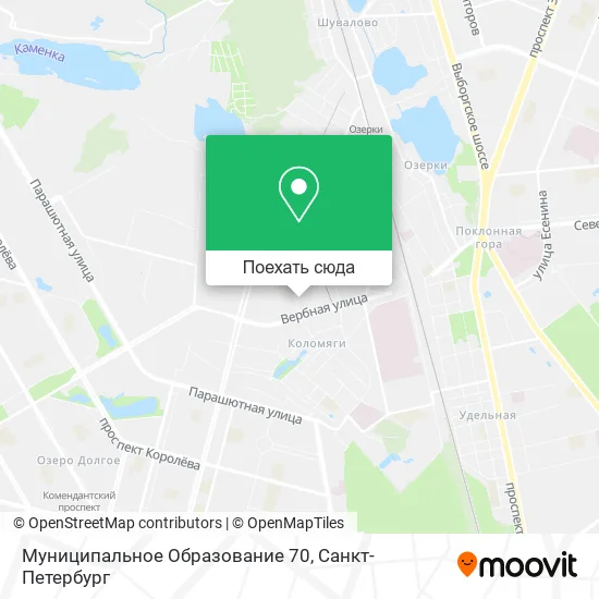 Карта Муниципальное Образование 70