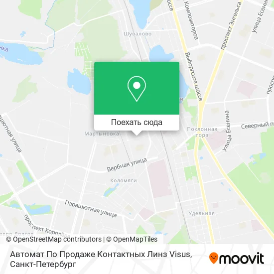 Карта Автомат По Продаже Контактных Линз Visus