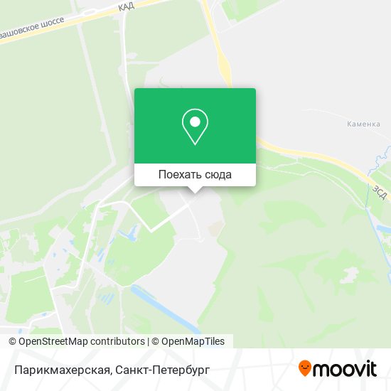 Карта Парикмахерская