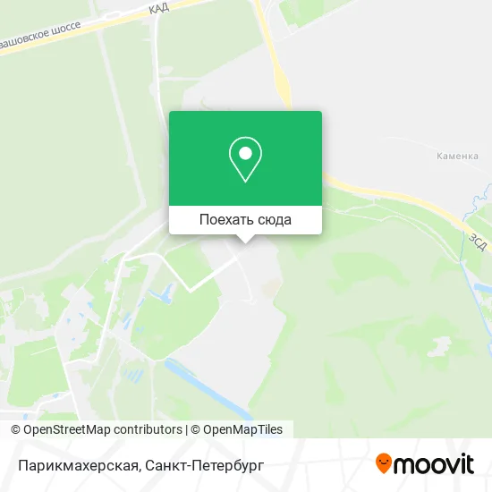 Карта Парикмахерская