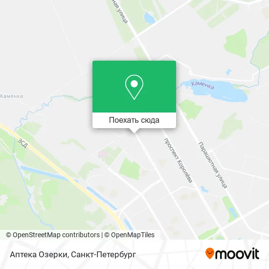 Карта Аптека Озерки