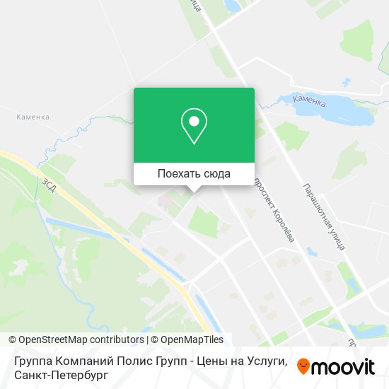 Карта Группа Компаний Полис Групп - Цены на Услуги