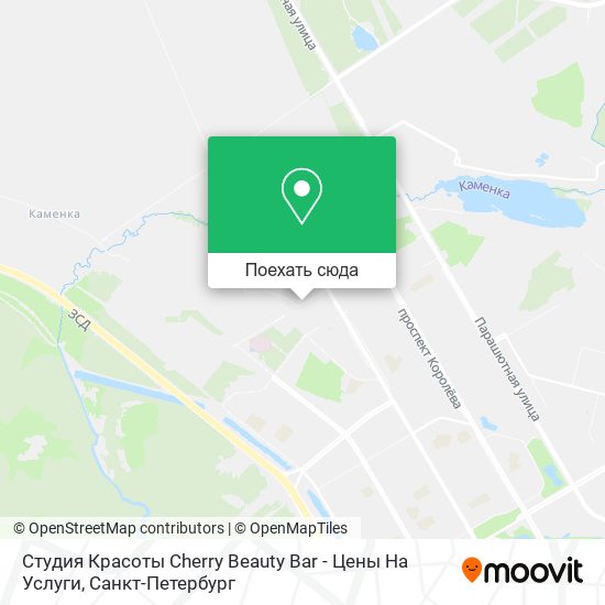 Карта Студия Красоты Cherry Beauty Bar - Цены На Услуги