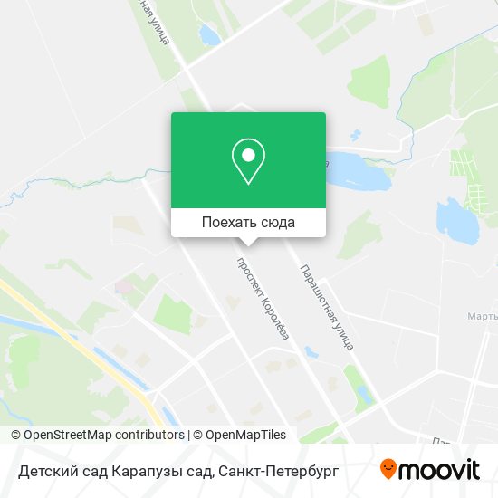 Карта Детский сад Карапузы сад