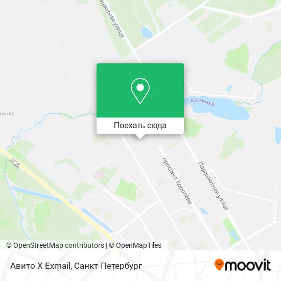 Карта Авито X Exmail
