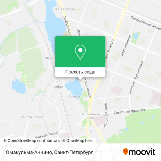 Карта Омакульма-Аннино