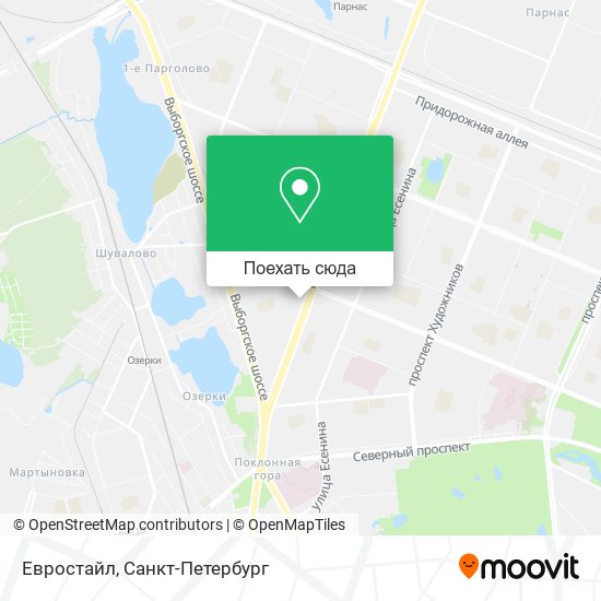 Карта Евростайл