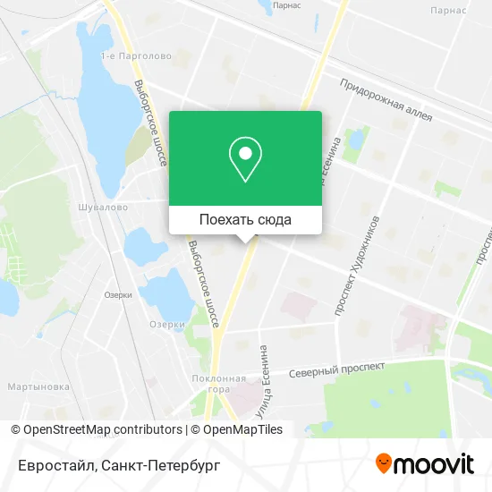 Карта Евростайл