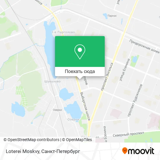 Карта Loterei Moskvy