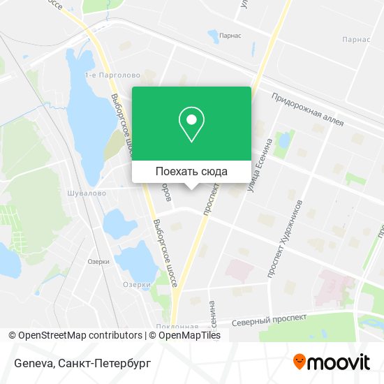 Карта Geneva