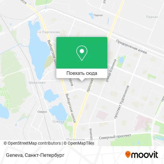Карта Geneva
