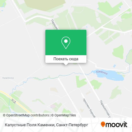 Карта Капустные Поля Каменки