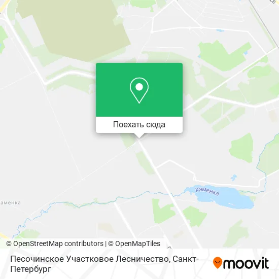 Карта Песочинское Участковое Лесничество