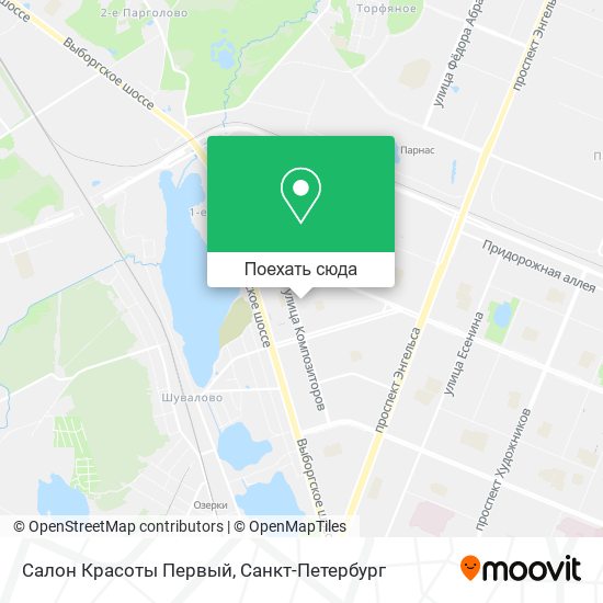 Карта Салон Красоты Первый