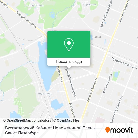 Карта Бухгалтерский Кабинет Новожениной Елены
