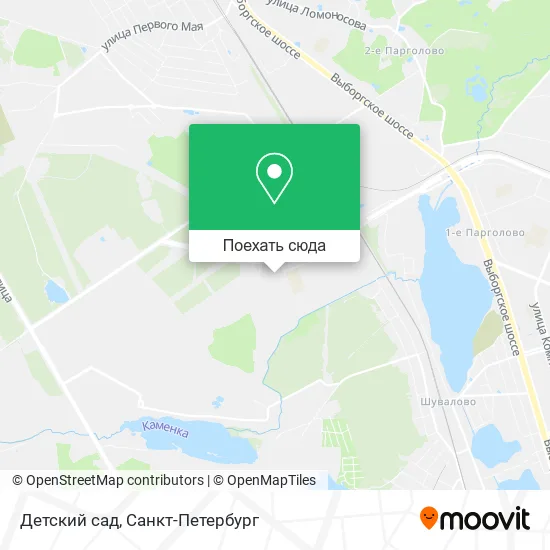 Карта Детский сад