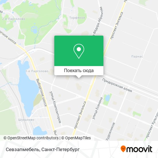 Карта Севзапмебель