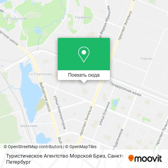 Карта Туристическое Агентство Морской Бриз