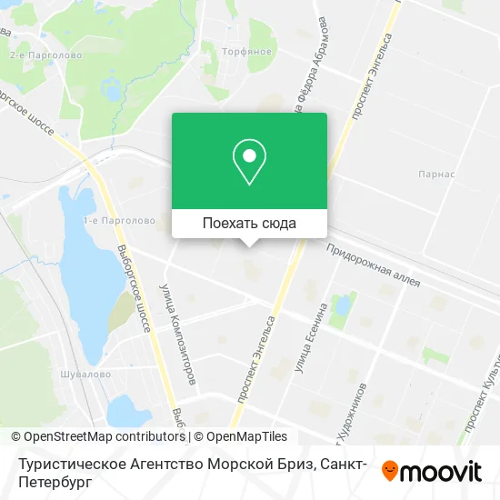 Карта Туристическое Агентство Морской Бриз