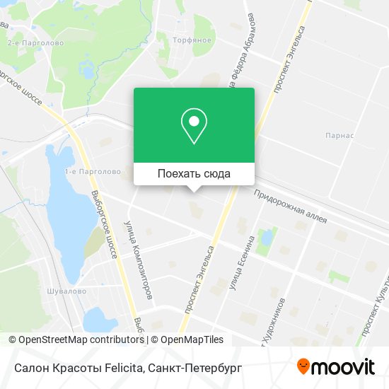 Карта Салон Красоты Felicita