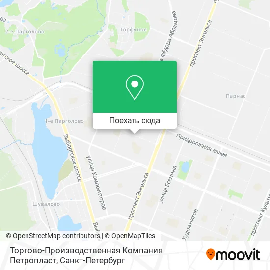 Карта Торгово-Производственная Компания Петропласт