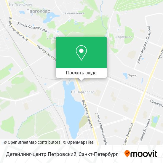Карта Детейлинг-центр Петровский