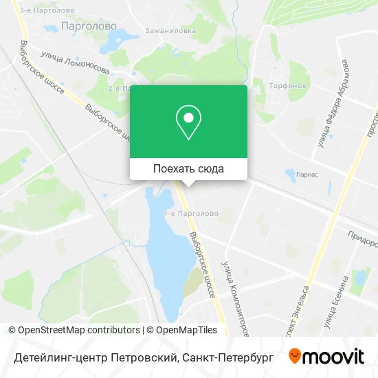 Карта Детейлинг-центр Петровский