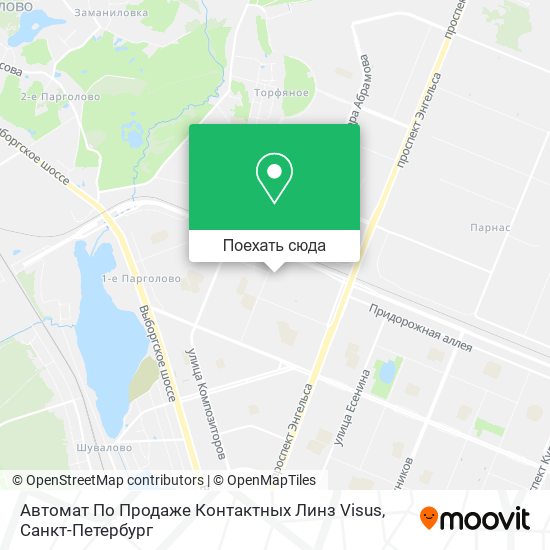 Карта Автомат По Продаже Контактных Линз Visus