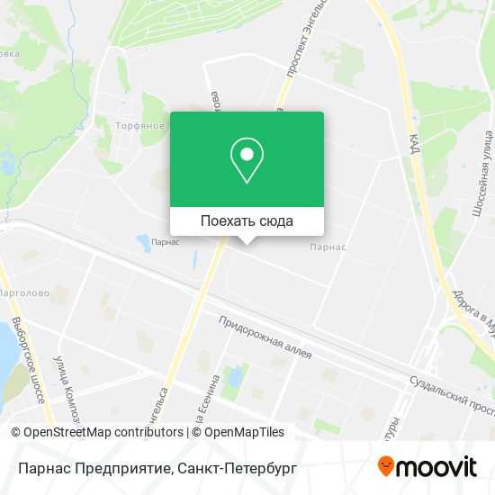 Карта Парнас Предприятие